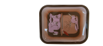 Dreh Tablett Rolling Tray groß ca. 34 x 28 x 2,5cm